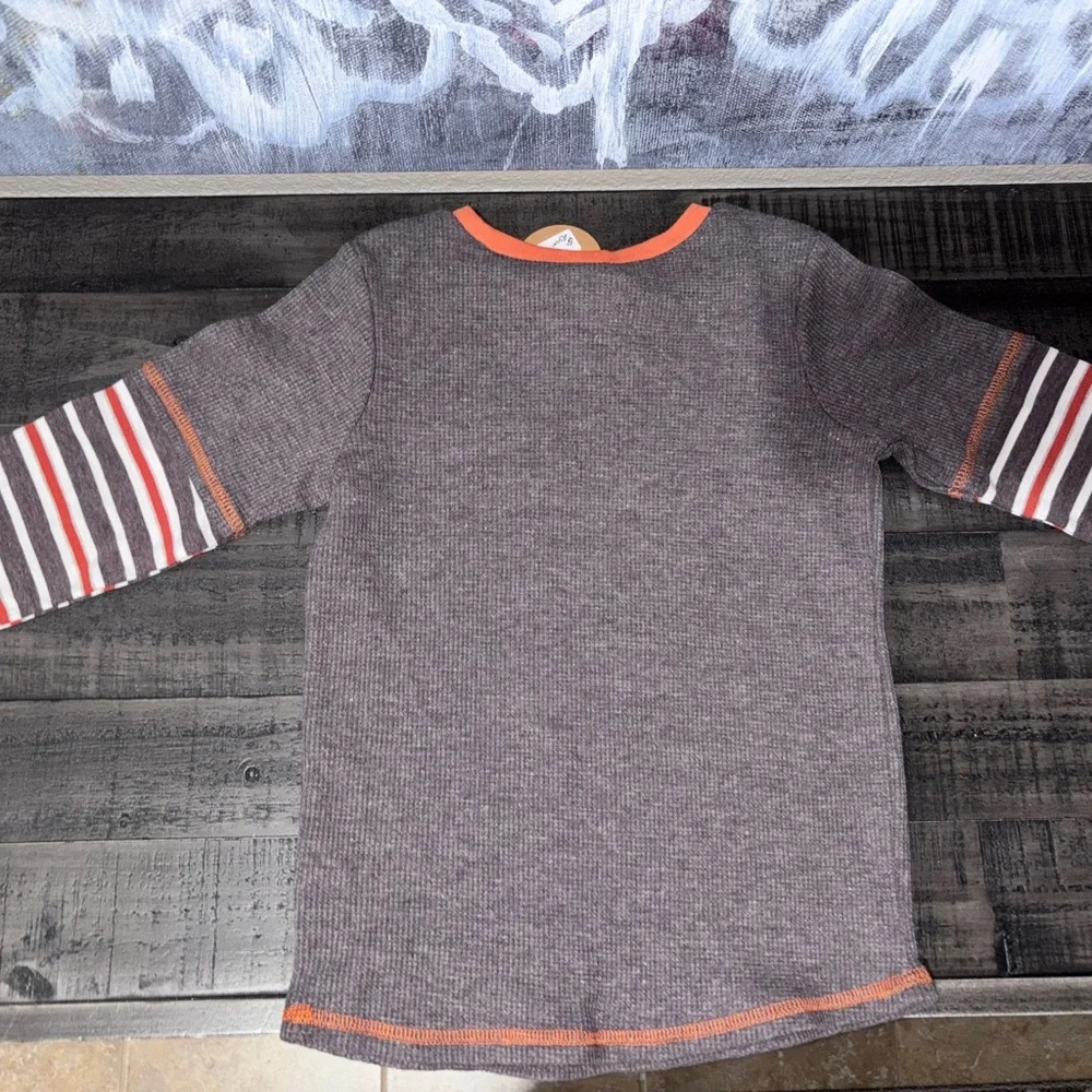 Mud Pie Baby Boys Halloween Pumpkin T-Shirt 4/5T​ - Picture 4 of 4